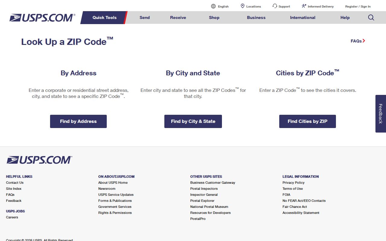 West Chester Township ZIP code directory USPS address lookup